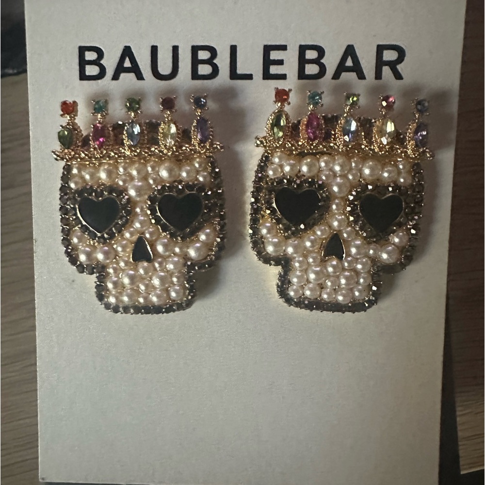 Baublebar skull earrings